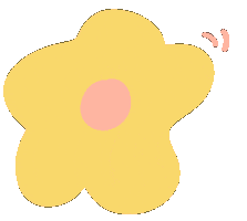 Pink 花 Sticker