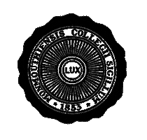Vintage Lux Sticker by MonmouthCollege