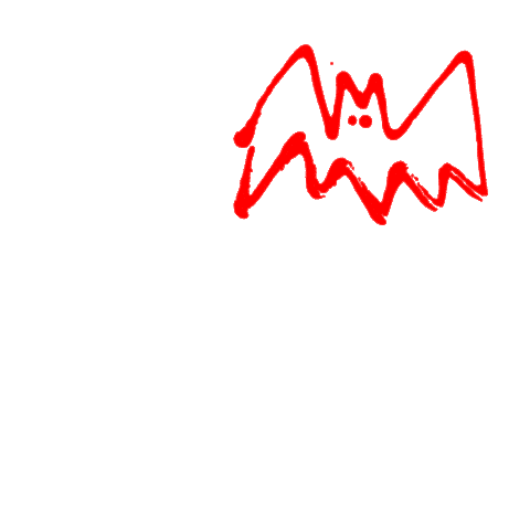 Vampire Bat Sticker by ViennaTouristboard