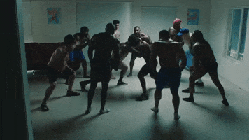 Fight Wrestle GIF by JAWNY