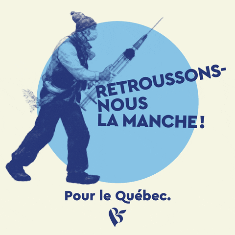 Quebec Vaccination GIF by Bloc Québécois Officiel