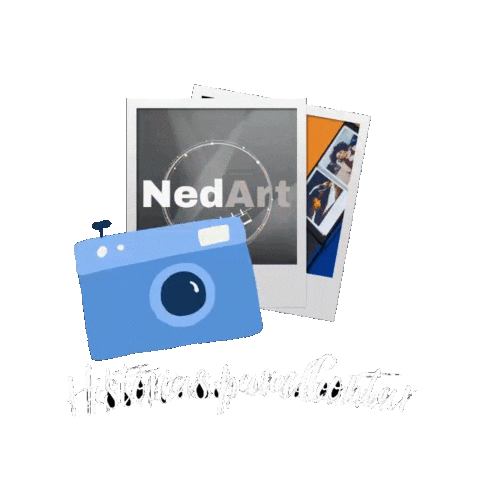 Vintage Camera Sticker by NedArt