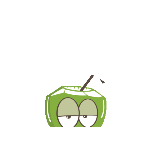 Tha Lazy Coconut Sticker