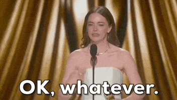Emma Stone Whatever GIF by The Academy Awards