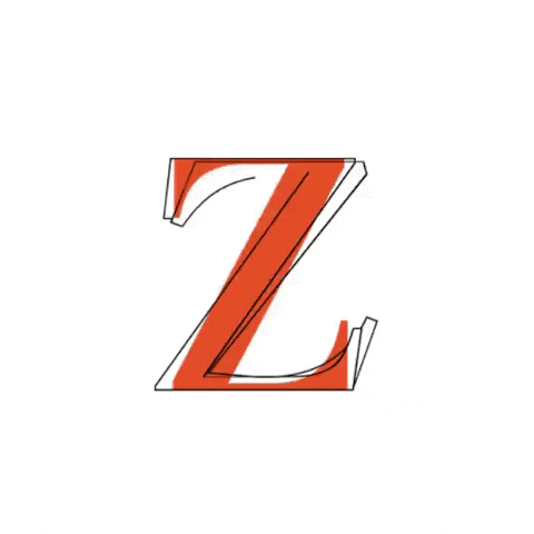 Izaro_Studio logo pink design white GIF