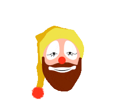 Clown Circus Sticker
