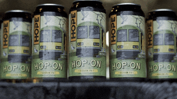 Hop On Ipa GIF by Hope Beer