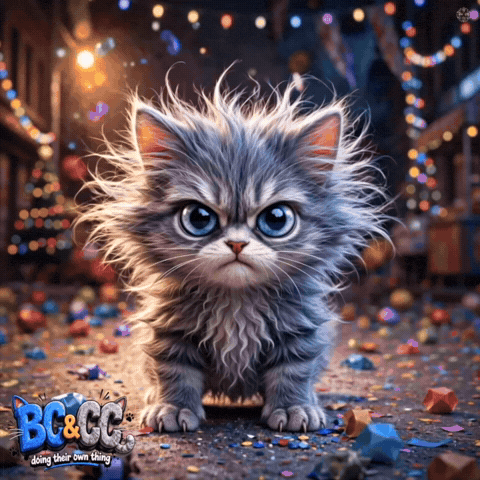Angry Crazy Cat