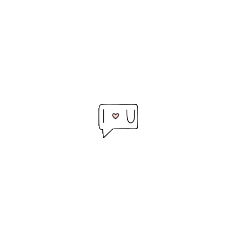 I Love You Sticker