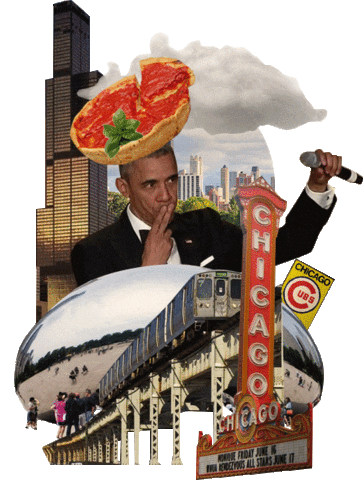 Barack Obama Baseball Sticker by Smilebooth