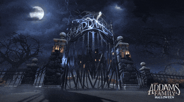 Halloween Lightning GIF by The Addams Family