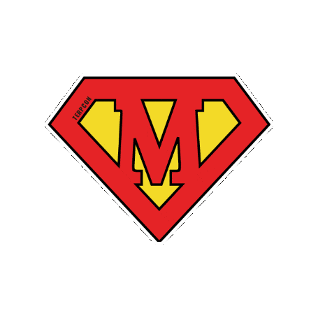 Super Hero Terps Sticker by thestampumd
