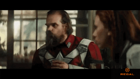 Dont Look At Me Black Widow GIF by Regal - Find & Share on GIPHY