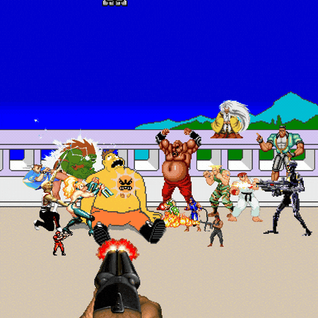 Beat Down Street Fighter GIF by PERFECTL00P