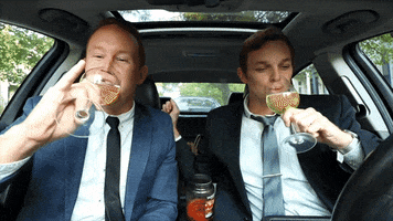 Champagne Drinking GIF by Number Six With Cheese