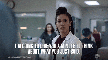 what did you just say GIF by New Amsterdam