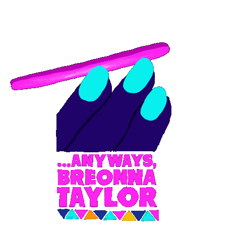 Black Lives Matter Taylor Sticker by THE GOLDSMYTH