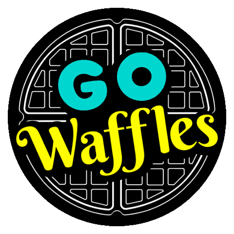 Go Waffles Sticker
