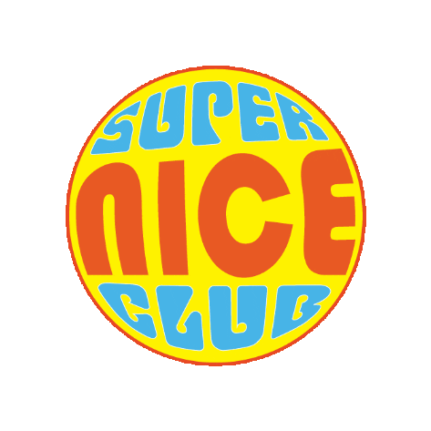 Super Nice Club Sticker