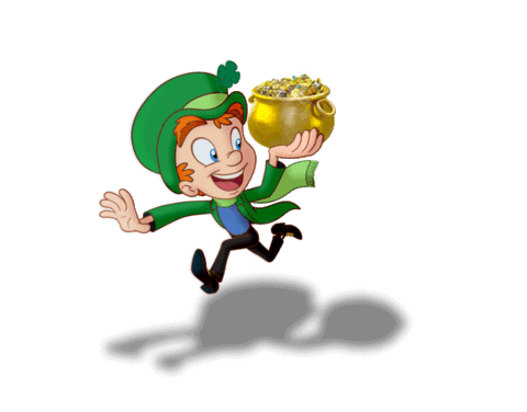 St Patricks Day Running Sticker by Lucky Charms for iOS & Android | GIPHY