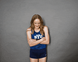 Celebration Claire GIF by BYU Cougars