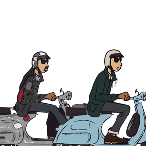 Vespa Sticker