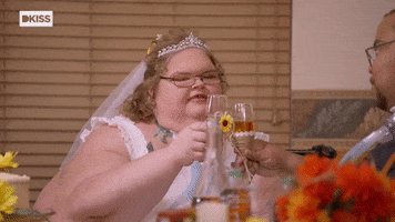 Cheers Wedding GIF by DKISS