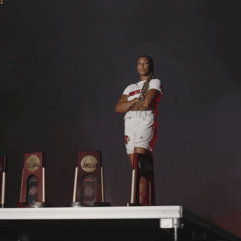 College Basketball Smile GIF by Louisville Cardinals