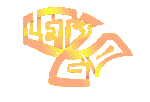Happy Lets Go Sticker