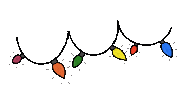 Christmas Lights Sticker