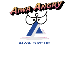Aiwa Angry Sticker by Aiwa Group