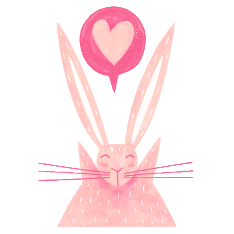 Bunny Love Sticker