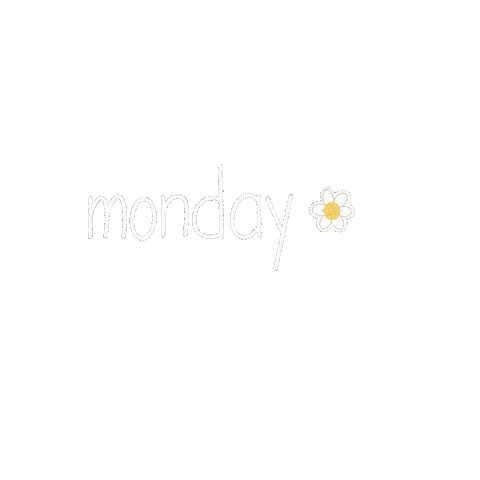 Flower Monday Sticker
