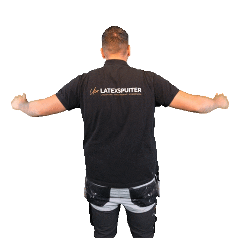 Uw Latex Spuiter Sticker