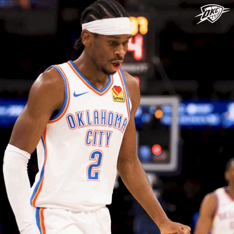 Yell Lets Go GIF by OKC Thunder