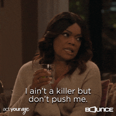 Warning Yvette Nicole Brown GIF by Bounce