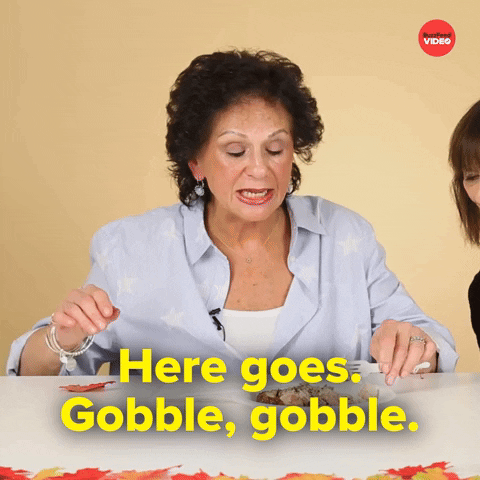 Thanksgiving Here Goes GIF by BuzzFeed
