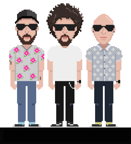 The Black Neons Sticker