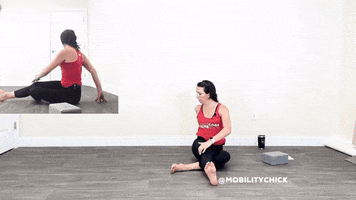 mobilitychick training exercise dab flow GIF