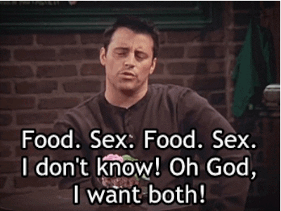 Food or sex, what do you want gif