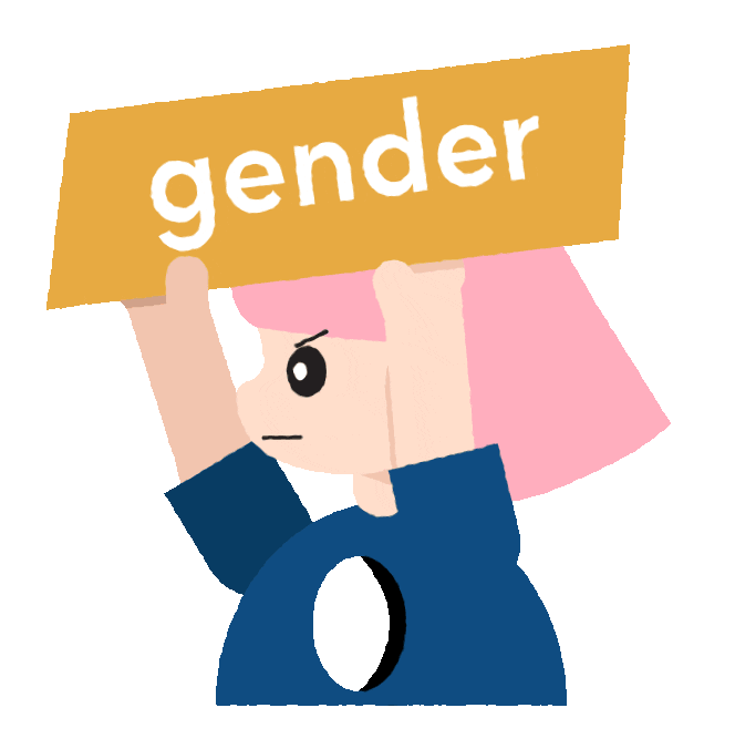 Gender Equality Women Sticker by vanish_artwork