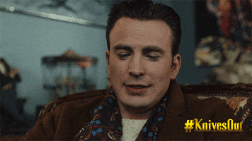 Chris Evans Wow GIF by Knives Out