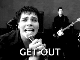 I Dont Love You Get Out GIF by My Chemical Romance