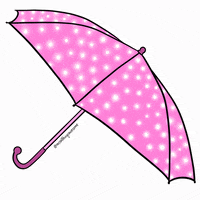Raining Pink Friday GIF by MissAllThingsAwesome