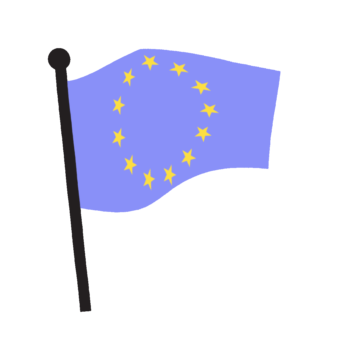 Flag Europe Sticker by ZDF Digital for iOS & Android GIPHY