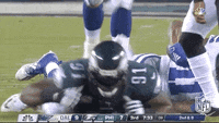 Fletcher Cox breaks out army crawl celebration after touchdown