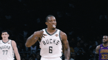 tounge out eric bledsoe GIF by Milwaukee Bucks