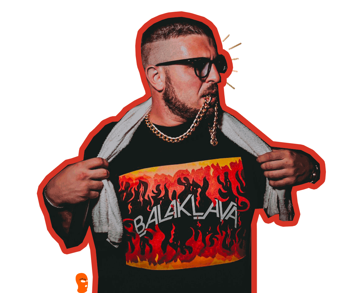 Rap Orange Sticker by Balaklava for iOS & Android GIPHY