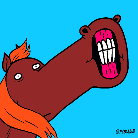teeth horse life GIF by Animation Domination High-Def