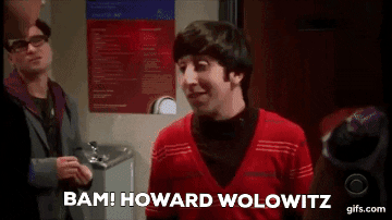 Howard Wolowitz Big Bang Theory Bam Flirt Win GIFs Get The Best GIF On GIPHY
